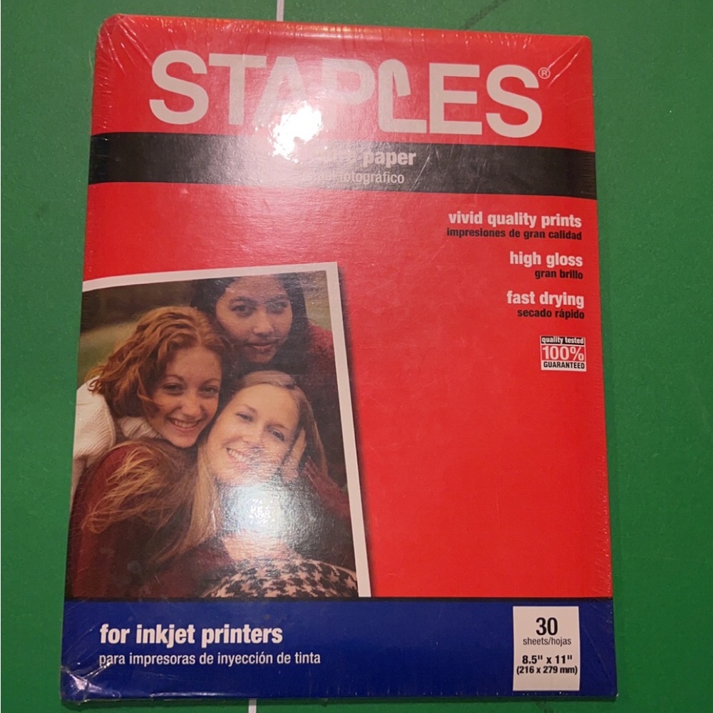 Staples picture paper